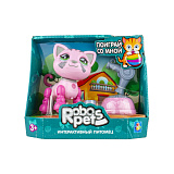 Интерактивная игрушка 1Toy Robo Pets. Милашка котенок, звук, розовый