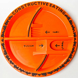 Тарелка Constructive Eating Строительная серия, желтый