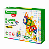 Магнитный конструктор Brauberg Kids Big Magnetic Blocks-42, 42 детали