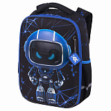 Ранец Brauberg Light Evil Robot, 1 отделение, с брелоком, 3D-панель, 36х26х13 см, 13L