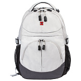 Рюкзак B-Pack S-07 универсальный, уплотненная спинка, облегчённый, белый, 46х32х15 см