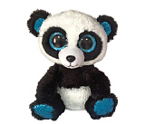 Мягкая игрушка TY Бамбу, панда, черно-бел., 25 см