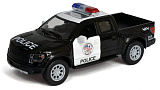 Модель машины Kinsmart Ford F-150 SVT Raptor SuperCrew, Полиция, инерционная, 1/46
