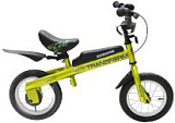 Велосипед-беговел Navigator Transform 2 в 1, 12", зеленый