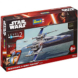 Сборная модель Revell Звездные войны Истребитель X-Wing Сопротивления, Easykit, 1/50