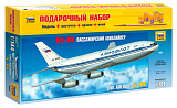 Сборная модель Звезда Пассажирский авиалайнер Ил-86, 1/144, Подарочный набор