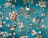 Картина по номерам Mariposa Птицы на дереве, 40*50 см