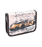 Пенал Belmil Speed Car Racing, с 2 отк. планками, ткань, на 30 предметов, 14х20х4 см