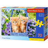 Пазл Castorland Рыжие котята, 70 эл.