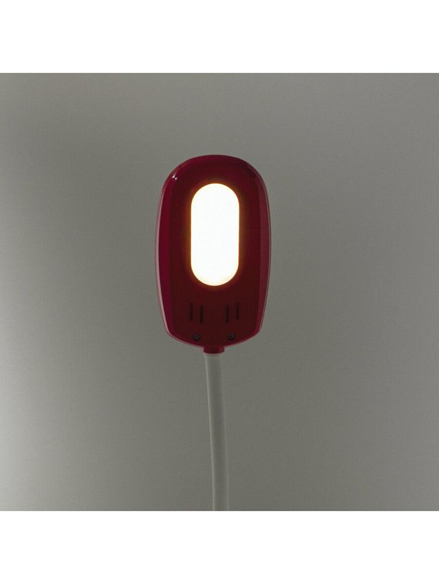 Светильник настольный Sonnen PH-3259, на подставке, светодиодный, 6 Вт, аккумулятор, зарядка от USB, красный. фото N4