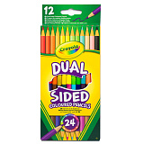 Набор карандашей Crayola, двухсторонние, 12 шт.