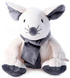 Мягкая игрушка Lapkin Мышь, 17 см, белая