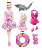 Кукла Toys Lab Ася. Морское приключение, с мини куклой
