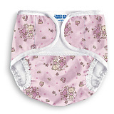 Трусики Multi Diapers Original, с карманом для сменного вкладыша, размер С, 7-18 кг, Пироженки