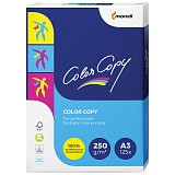 Бумага Color Copy, большой формат 297х420 мм, А3, 250 г/м2, 125 л., для полноцветной лазерной печати, А++, 161% (CIE)