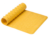 Антискользящий резиновый коврик Roxy-Kids для ванны, 35x76 см, желтый