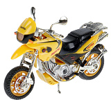 Мотоцикл Технопарк Эндуро, желтый, свет, звук