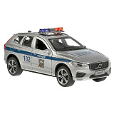 Модель машины Технопарк Volvo XC60 Полиция, инерционная, свет, звук