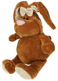 Мягкая игрушка Gulliver Кролик Коричневый, сидячий, 40 см