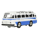 Автобус Технопарк бело-голубой, инерционный