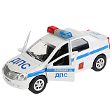 Модель машины Технопарк Renault Logan Полиция, ДПС, инерционная, свет, звук