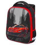 Ранец Brauberg Kids Start Red Car, 1 отделение, 2 кармана, 35х26х13 см, 12L