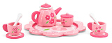 Набор посуды Viga, розовый, 2 персоны, в коробке