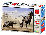 Пазл Prime 3D Дасплетозавр против эвоплоцефала, 500 эл.
