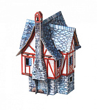 Сборная модель Умная Бумага Дом купца. Средневековый город