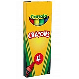 Набор восковых мелков Crayola, 4 шт.