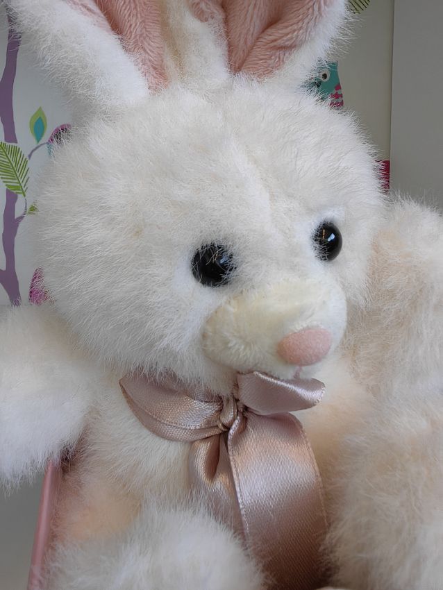 Мягкая игрушка Angel Collection Зайка Валентинка с бантиком, 14 см - N4 Мягкая игрушка Angel Collection Зайка Валентинка с бантиком, 14 см - фото N4