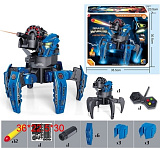Радиоуправляемый боевой робот-паук Keye Toys Space Warrior, синий