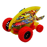 Машинка фрикционная Funky Toys Граффити Акула, 4х4, с красными колесами
