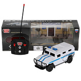 Модель машины Технопарк АМН ВПК-233114 Полиция, белая, на радиоуправлении, свет