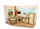 Cборная модель AltairToys Румбокс Кухня