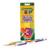 Набор цветных карандашей Crayola, 10 шт., с корректорами