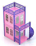 Домик для кукол Нордпласт Замок Принцессы, двухэтажный, розовый