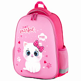 Ранец Пифагор Eva Basic, Fluffy Cat, 1 отделение, 14L, 39х30х16 см