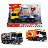 Городская техника Dickie Scania, кабина die-cast, 17 см, в ассортименте