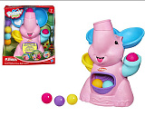 Развивающая игрушка Hasbro PLA Слоник, розовый