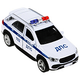 Модель машины Технопарк Mercedes-Benz GLE Полиция, инерционная, свет, звук