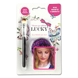 Набор 1Toy Lucky, гель-блестки для тела/лица, с кисточкой, цвет фиолетовый