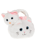 Мягкая игрушка Fluffy Family Котенок, 18 см, в сумочке, с котенком
