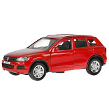 Модель машины Технопарк Volkswagen Touareg, красная, инерционная