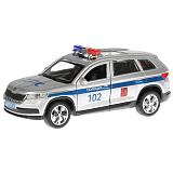 Модель машины Технопарк Skoda Kodiaq Полиция, инерционная