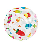 Надувной мяч Intex Lively Print Balls, Мороженое, 51 см.