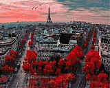 Картина по номерам Париж осенью, 40*50 см