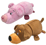 Плюшевая игрушка 1Toy Вывернушка 2в1 Собака-Свинья, 35 см