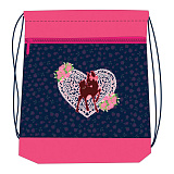 Мешок-рюкзак для обуви Belmil Love In Colors, с вент. сеткой и объем. карм. на молн., 35х43 см