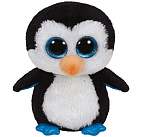 Мягкая игрушка TY Водлз пингвин, черно-бел., 15 см